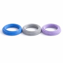 Pack de 3 Filaments PLA pour Stylo 3D – Couleurs Bleu, Gris et Violet Clair