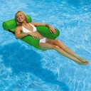 Chaise Gonflable Pliable Pour Piscine et Plage – 120 x 100 cm – Vert