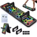 Planche de Pompes Multifonction Pliable  – Push Up Board Fitness Musculation – Jusqu’à 100 kg – 62 x 18 cm