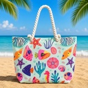 Sac de Plage – Motif Marin 50 x 37 x 14 cm