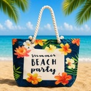 Sac de Plage – Motif Summer Beach Party  50 x 37 x 14 cm