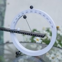 Calendrier Créatif à Boules Magnétiques – Calendrier Perpétuel Décoratif pour Bureau et Maison - Blanc