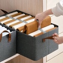 Panier de Rangement en Tissu Imperméable 26 L – Organisateur Pliable avec Poignées 