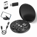 Kit De Câble De Données Multifonctionnel Noir 5 en 1 – 60W