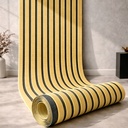 Rouleau Panneau Mural Autocollant Effet Bois Clair 3D 70 cm x 2,80 m – Épaisseur 5 mm, Anti-humidité 