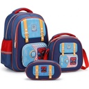 Ensemble Scolaire 3 Pièces Spider-Man 3D – Cartable, Trousse et Sac Repas – De la 1ʳᵉ à la 4ᵉ Année