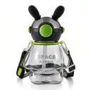 Gourde Enfant Space Rabbit 750 ml en PC avec Sangle - Noir