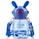 Gourde Enfant Space Rabbit 750 ml en PC avec Sangle - Bleu