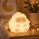 Veilleuse LED Petit Mouton en Plastique – Lampe de Nuit pour Enfant