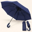 Parapluie Pliable Automatique 100 cm Bleu Imperméable avec Housse