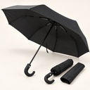 Parapluie Pliable Automatique 100 cm Noir Imperméable avec Housse