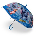 Parapluie Enfant Stitch Bleu 75 cm avec Sifflet