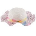 Chapeau avec ruban arc-en-ciel pour enfant Violet