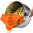 Passoire à clip en silicone
