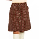 Jupe orangée avec boutons Motif 2-36